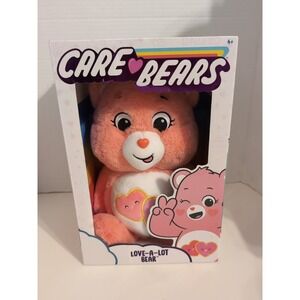 Care‎ Bears Love-a-lot Bear 14" Plush Love Bear  Care Coin